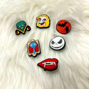 Halloween Jibbitz Beetlejuice and NMBC plus 3 others, NEW